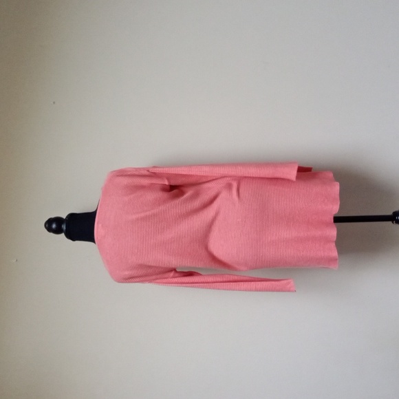 Merona Coral Knit Coral Sweater Tunic Dress Size Small - Picture 7 of 7
